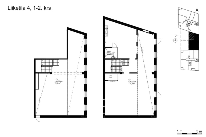 Avara Liiketila 4, 1-2. krs
