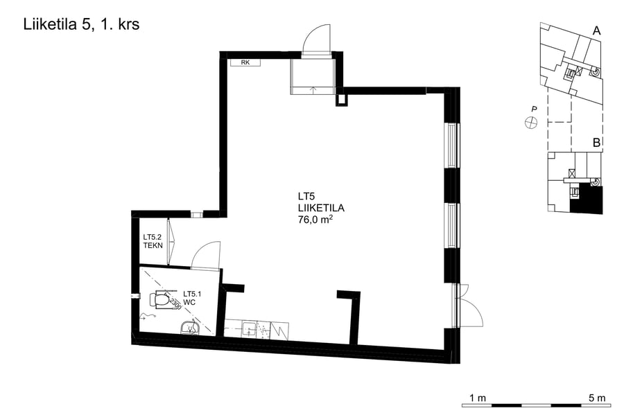 Avara Liiketila 5, 1. krs